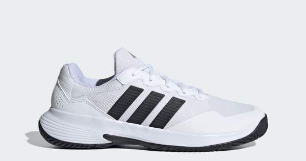 adidas GAMECOURT 2 TENNIS SHOES - White | Free Shipping with