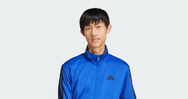 00s Adidas Track Jacket Blue ジャージ Vintage 2000s Adidas Track Jacket: Navy Blue Zip up