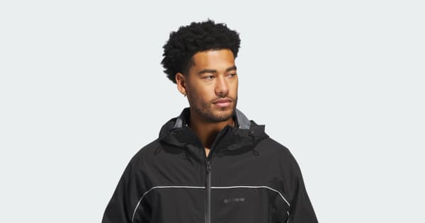 アディダス プレミア レインシェル - ブラック | アディダス ジャパン