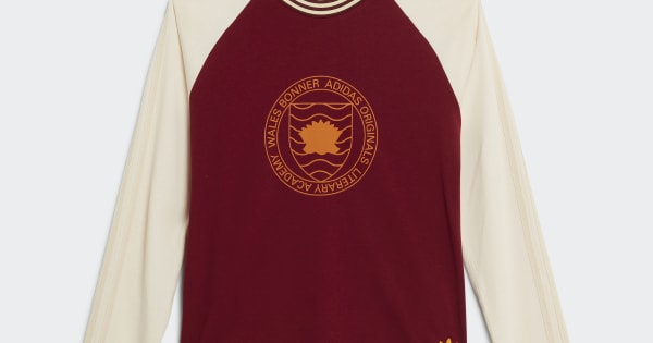 adidas Wales Bonner Long Sleeve Graphic Tee - Burgundy | adidas