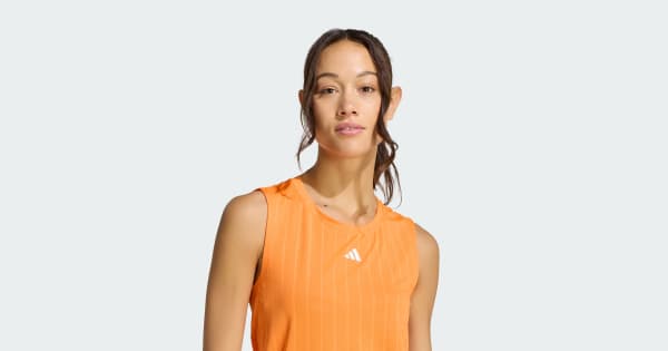 adidas TENNIS CLIMACOOL+ TANK PRO - Orange | Free Shipping with