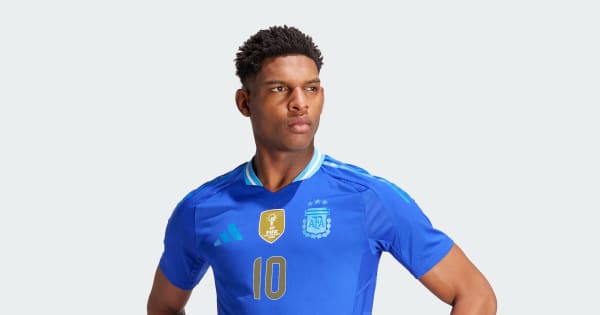 adidas Argentina 2024 Messi Away Authentic Jersey - Blue | Free