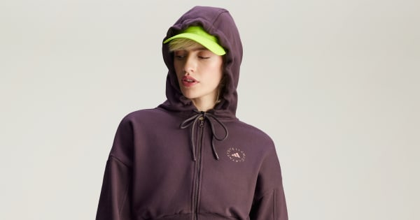 値下げ❗️STELLAMCCARTNEY クロップドパーカー【美品！即納】 adidas_by_Stella_McCartney_IZ5