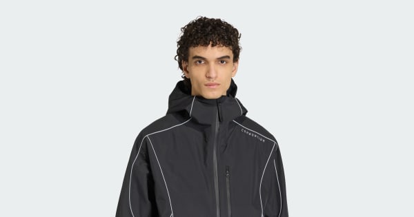 アディダス　ジャケット アディダス シェルジャケット バイ コンソーシアム - ブラック