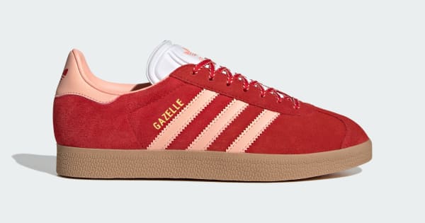 adidas Gazelle Shoes - Red | Free Shipping with adiClub | adidas