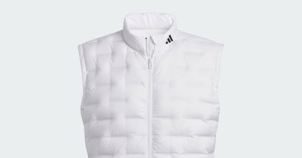 アディダス 【ゴルフ】Frost Guard 撥水 ダウンベスト - ホワイト