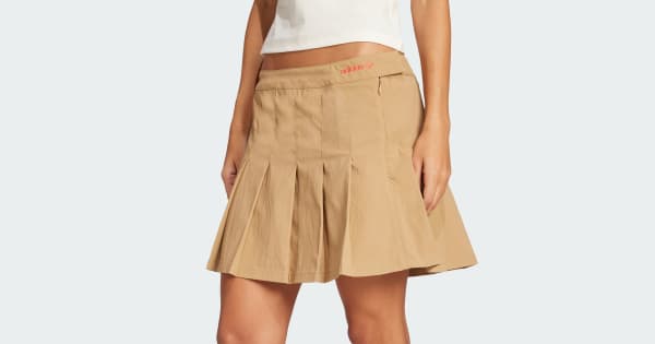 レディースウェア ROUND CODE ORIGINAL PLEATS SKIRT Women's Pleated Cotton Skirt - Shorts & Skirts - New In 2025