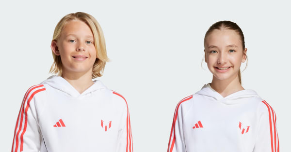 Messi_Hoodie_Kids_White_JY9524