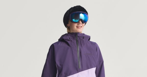 adidas Terrex Xploric 2 Layer Lined CLIMAPROOF Anorak - Purple
