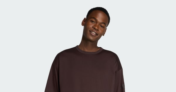 adidas SOFT LUX TEE - Brown | Free Shipping with adiClub | adidas US
