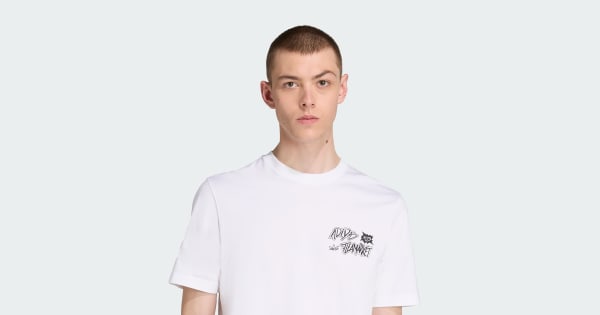 adidas Trefoil Series Loose Tee - White | Free Shipping with
