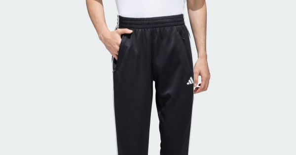 adidas Sportswear Striped Pants - Black | adidas India