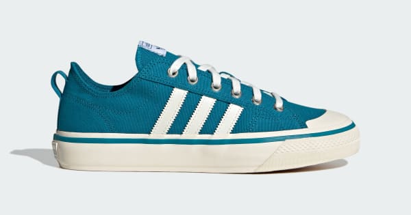 adidas Nizza RF 74 Shoes - Turquoise | adidas UK