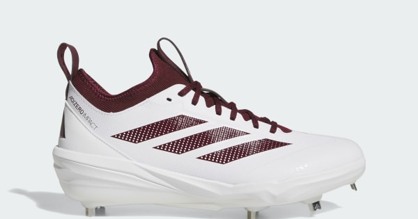 adidas Adizero Impact 2.0 baseball Cleats - White | Free Shipping