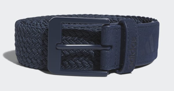 adidas Braided Stretch Belt Blue Free Shipping with adiClub adidas US