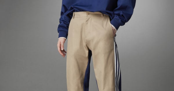 adidas Blue Version Chino Track Pants - Brown | Free Shipping with