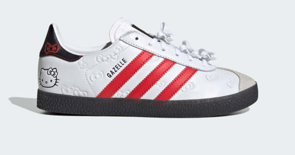 adidas x Hello Kitty Gazelle Shoes Kids - White | adidas Thailand