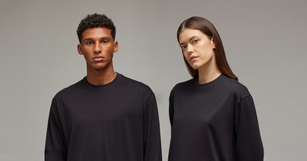 adidas Y-3 Graphic Long Sleeve Tee - Black | adidas India