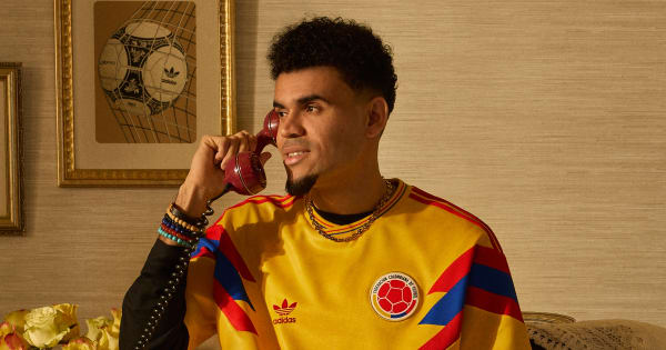 アディダス コロンビア代表 1990 アウェイ ユニフォーム - イエロー