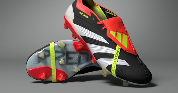 Chuteira Predator Elite Foldover Tongue Campo - Preto adidas