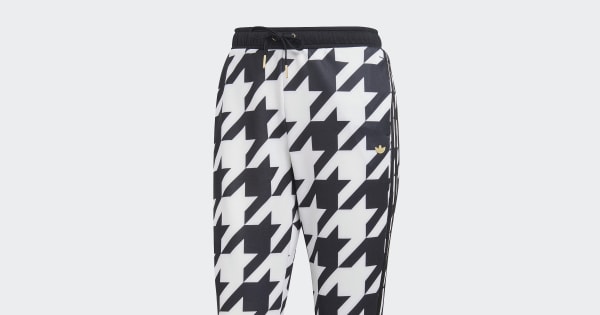 adidas Houndstooth SST Track Pants - Black | Free Shipping with