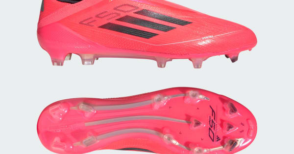 Chaussure sans lacets F50 Elite Terrain souple - Rose adidas