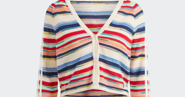 adidas ニットカーディガン　希少♪ adidas FLUFFY KNITTED CARDIGAN ナイトインディゴ（アディダス