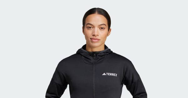 adidas Campera Ligera con Gorro Terrex Xperior Climawarm Felpa