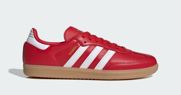adidas Samba OG Shoes - Red | Free Shipping with adiClub | adidas US
