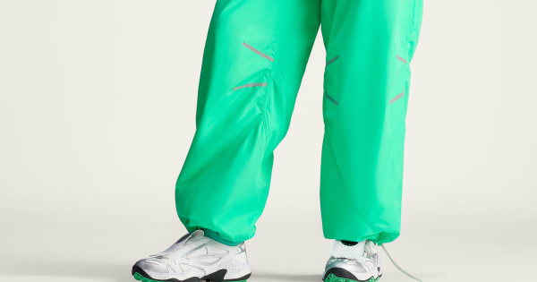adidas by Stella McCartney ウーブン トラックパンツ - グリーン