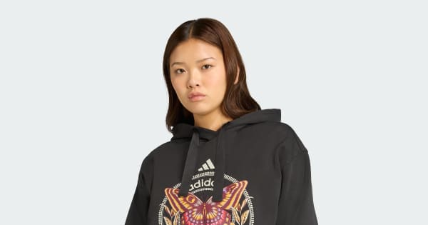 adidas X Farm Hoodie - Black | Free Shipping with adiClub | adidas US