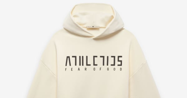 adidas FEAR OF GOD ATHLETICS COTTON FLEECE HOODIE - White | Free