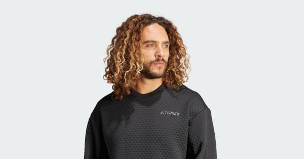 adidas Terrex Xploric Crewneck Sweater - Black | Free Shipping