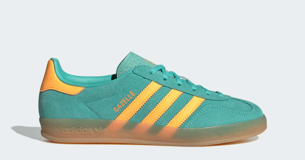 美品　adidas:GAZELLE INDOOR Gazelle_Indoor_Shoes_Turquoise