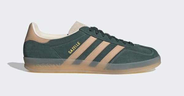adidas GAZELLE中村 Tenis_Gazelle_Indoor_Verde_JH5