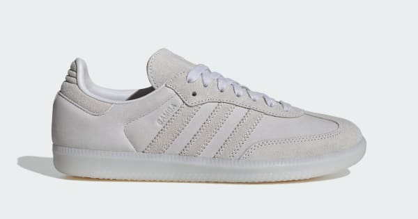 adidas Samba ホワイト グレー スニーカー 24CM OG_-