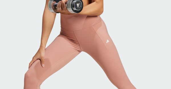 adidas Optime Luxe 7/8 Leggings - Pink | adidas India