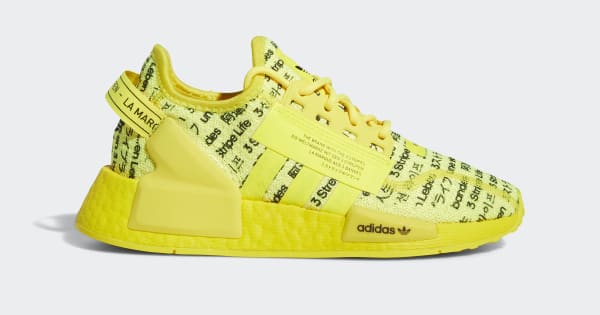 SUMO SOLE GEN２:NEON YELLOW NMD_R1_V2_Shoes_Yellow_FZ6236_