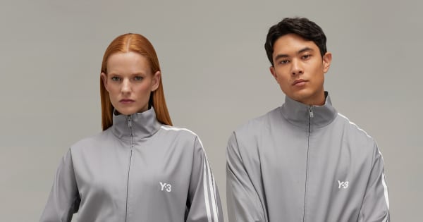 adidas Y-3 Refined Wool 3-Stripes Track Top - Grey | adidas Thailand