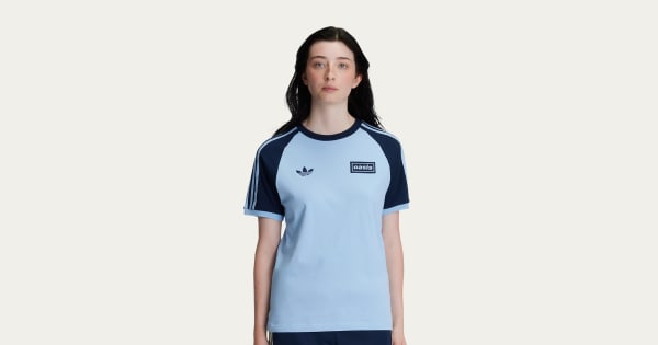 adidas KOSZULKA TOUR 3-STRIPES - Niebieski | adidas Poland