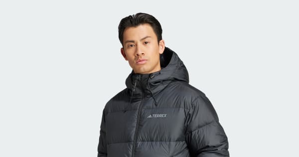 アディダス マルチ グースダウンジャケット - ブラック | アディダス