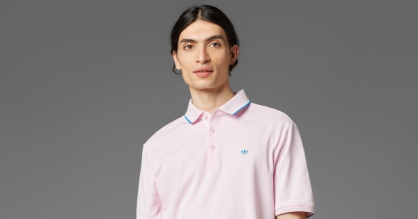 adidas ゴルフ オリジナルス　ポロシャツ L クリンクピンク JH3862 アディダス 【オリジナルスゴルフ】ツイストニット ワンポイント