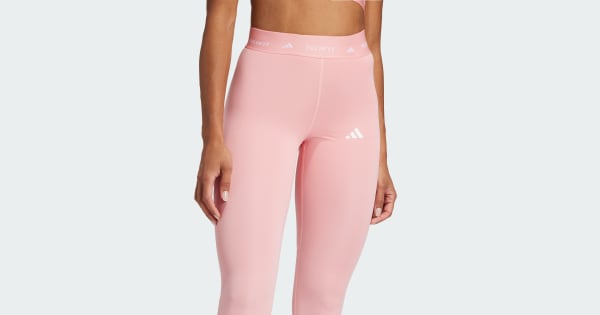 アディダス テックフィット 7/8丈レギンス - ピンク | アディダス ジャパン