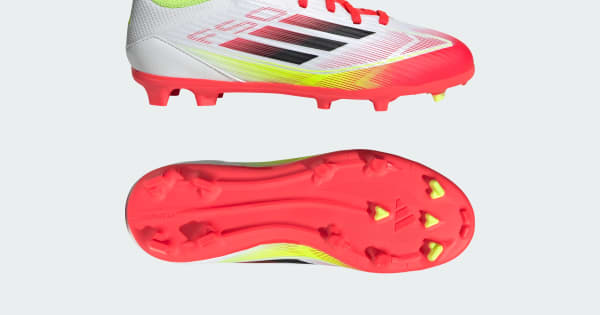 シューズ adidas F50 adidas F50 League Firm/Multi-Ground Soccer Cleats Kids - White