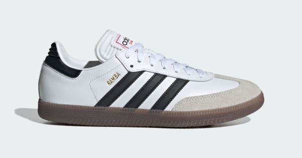 adidas Samba Indoor Soccer Shoes - White | Free Shipping with