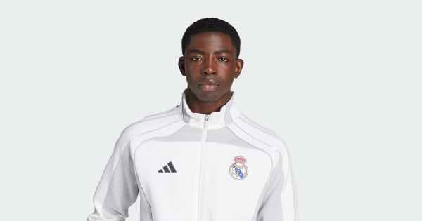 adidas Real Madrid UBP Doubleknit Track Top - White | Free