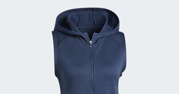 adidas COLD.RDY Full-Zip Vest - Blue | Free Shipping with adiClub