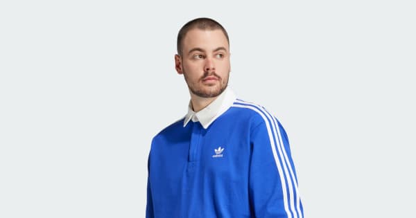 アディダス アディカラーラグビーポロシャツ - ブルー | アディダス