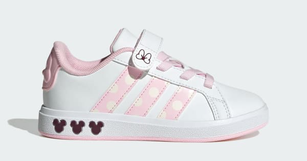 adidas Disney Minnie Mouse Grand Court Shoes Kids - White | Free