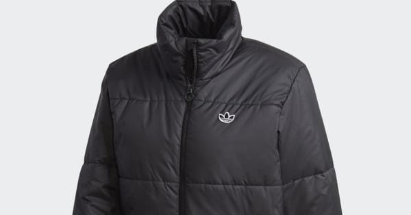 adidas Short Puffer Jacket - Black | Free Shipping with adiClub